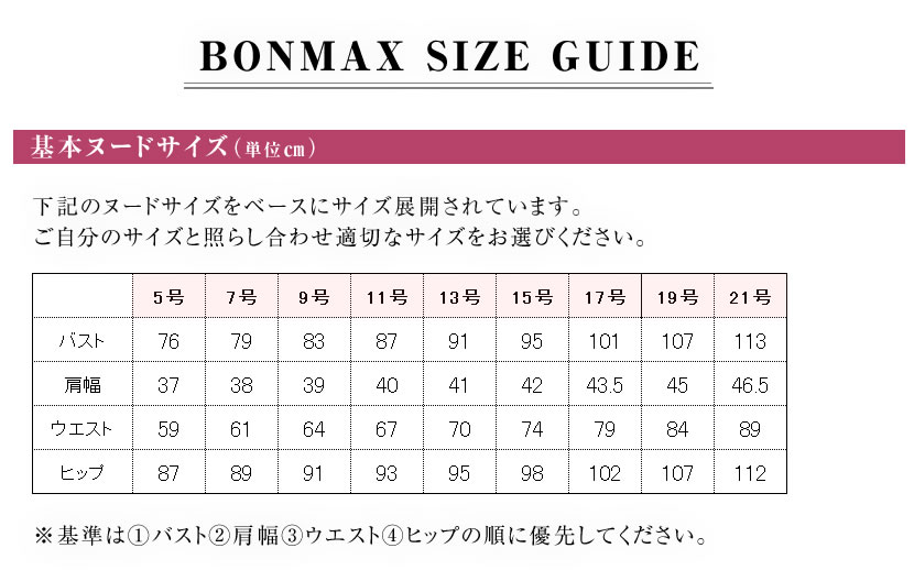 サイズ,ヌードサイズ,測り方,サイズレコメンド